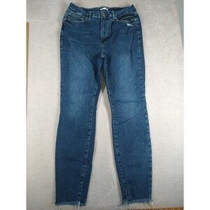 Good American Good Legs Skinny Jeans Size 16 Blue Denim High Rise Stretch GLRH87